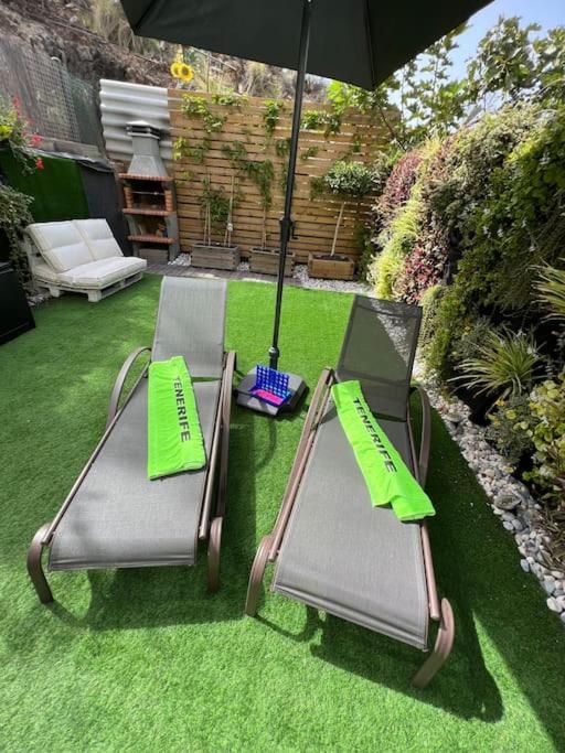 Relaxing Garden Los Cristianos Con Jacuzzi Y Barbacoa Arona  Exterior photo